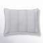 Taie décorative standard en coton gris / blanc / minuit Nantucket-38042718-38042717