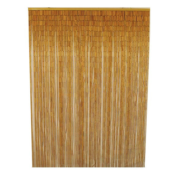 Bamboo Bead Curtain - Doorway Hanging Beads - Handmade Dense Door Beads  Curtain - Room Divider - Home Decoration - (+Hanging Hardware) (Color 