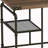Hana Solid Wood Top Metal Base Writing Desk