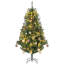 5.91' H Lighted Artificial Pine Christmas Tree