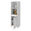 Armoire à porte simple Danforth, quatre tablettes