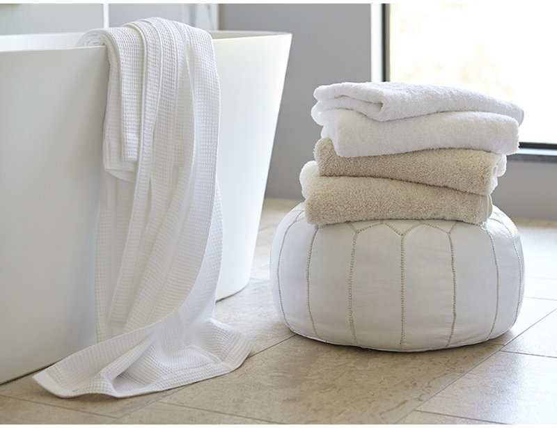 Cloud Loom Organic 100% Organic Cotton Bath Mat, Alpine White, 36" L x 24" W
