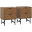 48 cm W Bedside Table