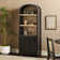 Sitarski Modern Arched Bookcase with Statement Cabinet