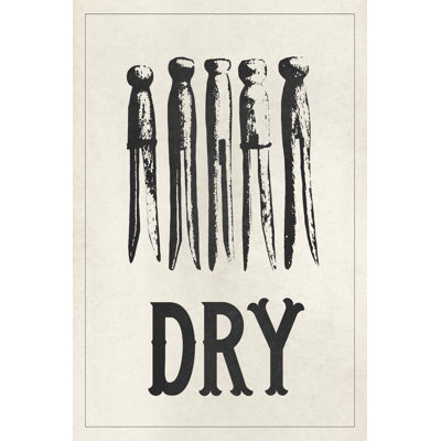 Vintage Laundry II 1 Piece Wall Art on Canvas