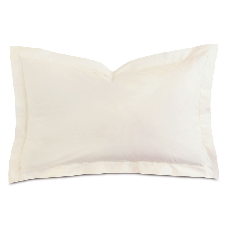 Gianna Cotton Pillow Sham, Ivory, King