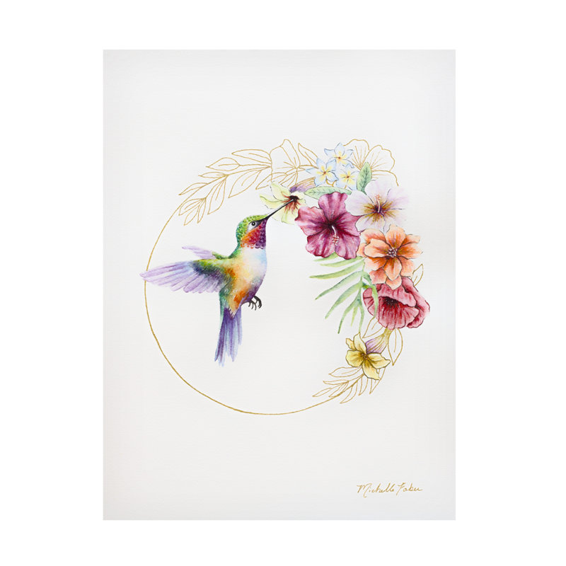 Art sur toile, Michelle Faber, H 19 po x l 14 po