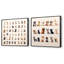 Ensemble de 2 pièces de chambre d'enfant gris avec motif de chambre de bébé I - animaux, chambre de bébé-102587592-102587594