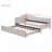 Versatile Upholstered Daybed with Transformable Trundle for All Spaces-1300892895