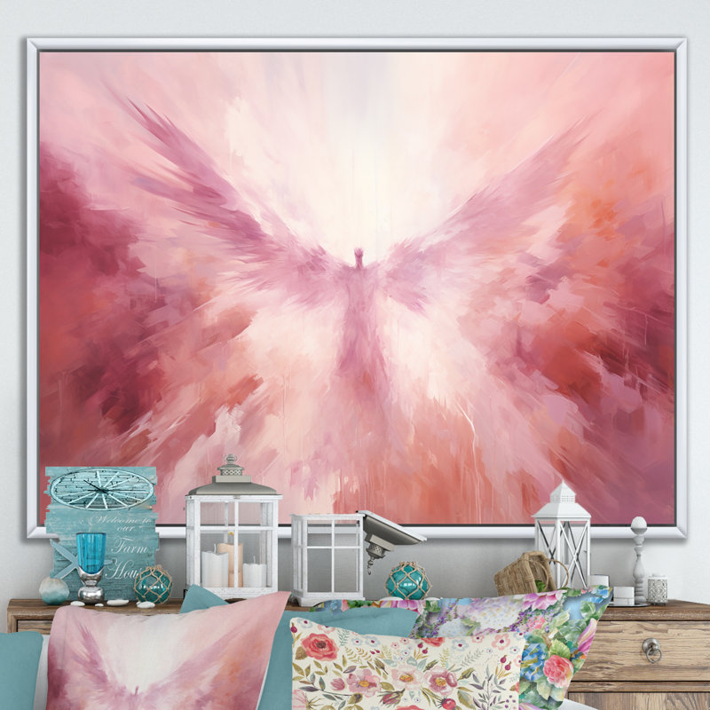 Ascension, aura de Christianisme, art mural Christianisme, Cadre flottant blanc, H 30 po x l 40 po