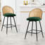 66 cm H Swivel Upholstered Bar Stool & Counter Stool with Metal Legs (set of 2 & set of 4)-1107695944-1284528386-1284528387