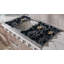 Plaque de cuisson professionnelle au gaz 48 po avec 6 brûleurs