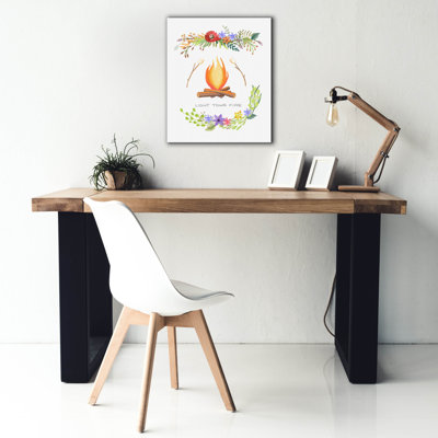 «Sweet Adventure Fire» par Art Licensing Studio, art mural sur toile