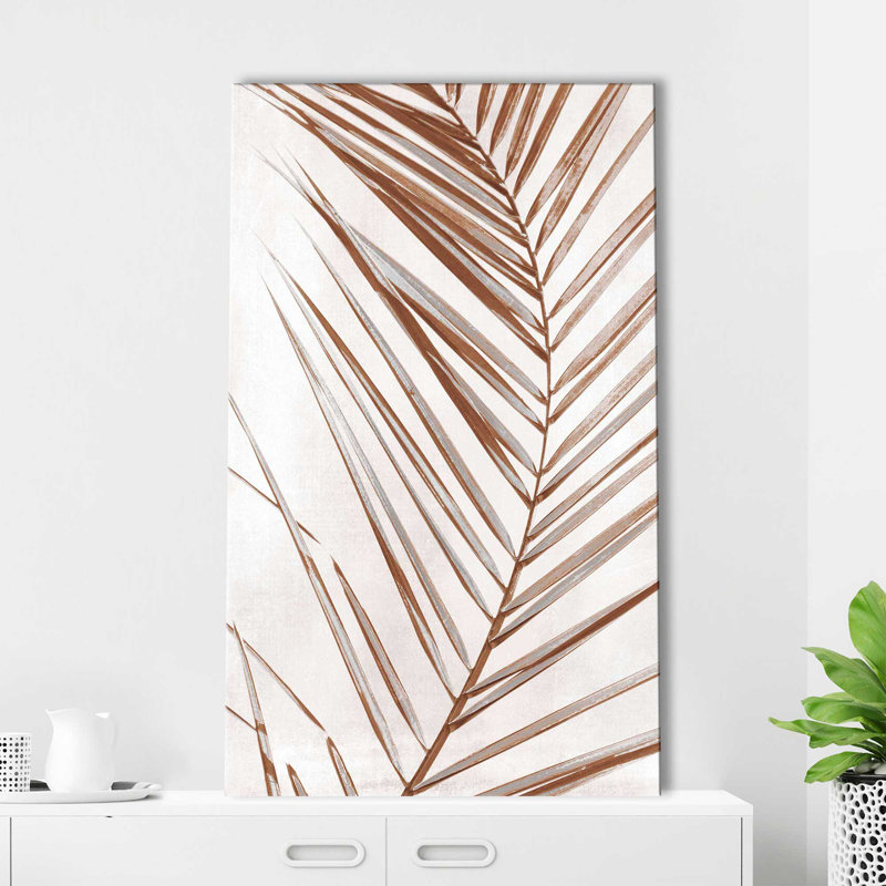 Sedona Frond II - peinture, L 18 po x H 30 po, Toile tendue