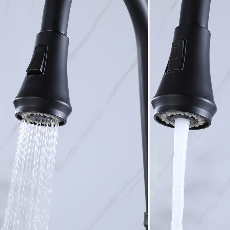 Clihome Kitchen Faucet, Matte Black