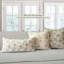 Housse de coussin lombaire Bodhi beige à imprimé floral, 35,5 x 71 cm-135246703-135246706