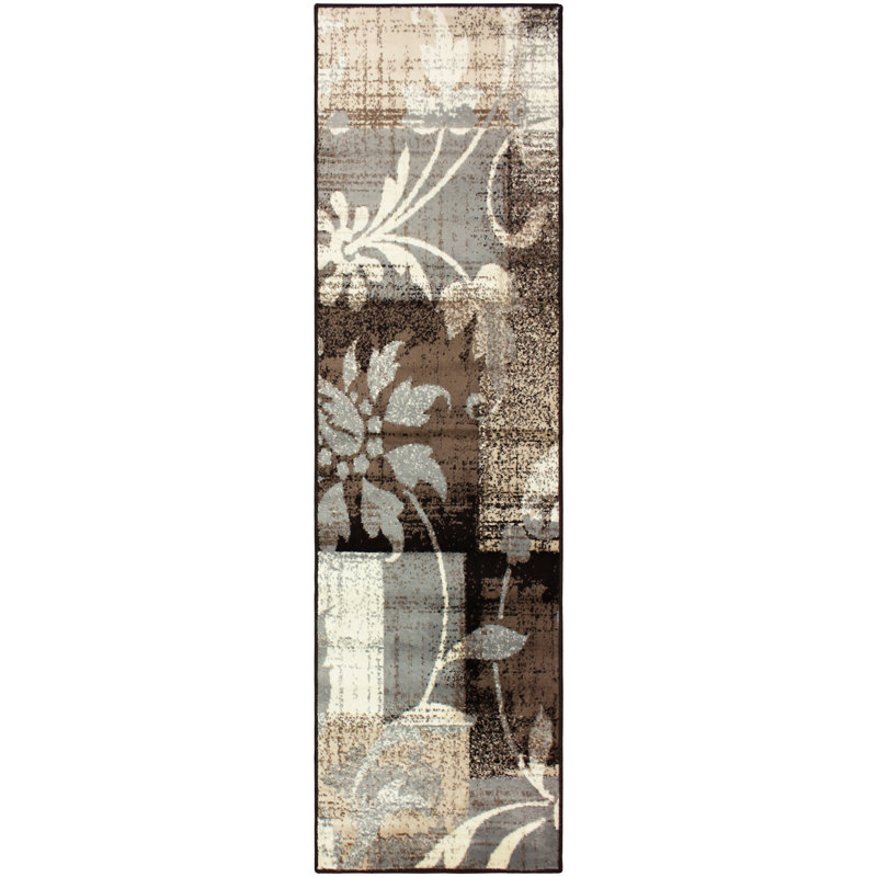 Tapis d'intérieur Kianny Pastiche, Tapis de couloir 2 pi 7 po x 8 pi