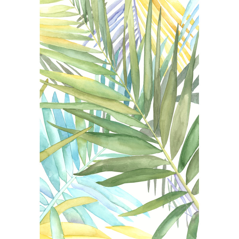 'Tropical Pattern II' by Megan Meagher - Painting Print, 122cm H x 81cm W, Wrapped Canvas