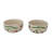 Hand‑Painted Stoneware Bowl Set With Cherry Motif