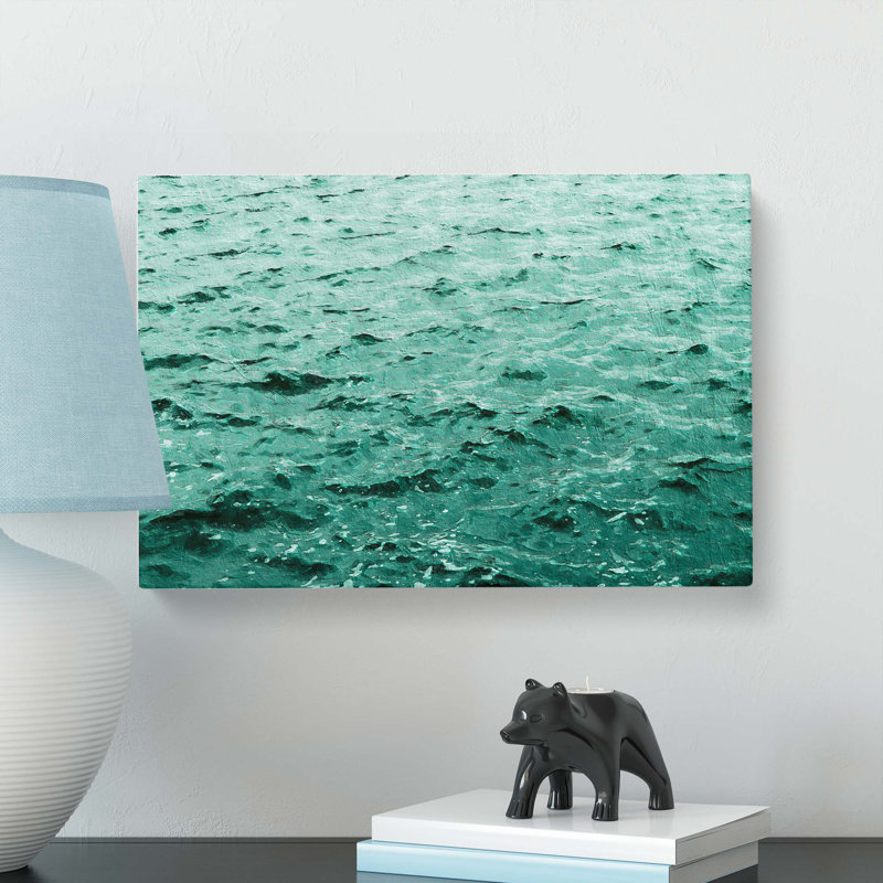 Choppy Waters - Wrapped Canvas Painting, 50cm H x 76cm W x 3cm D