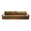 Germelino Outdoor 3 - Seat Teak Patio Sofa with Sunbrella Cushions-949237754
