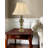 Vigore -  28" Satin Brass Touch Switch Table Lamp with USB Ports