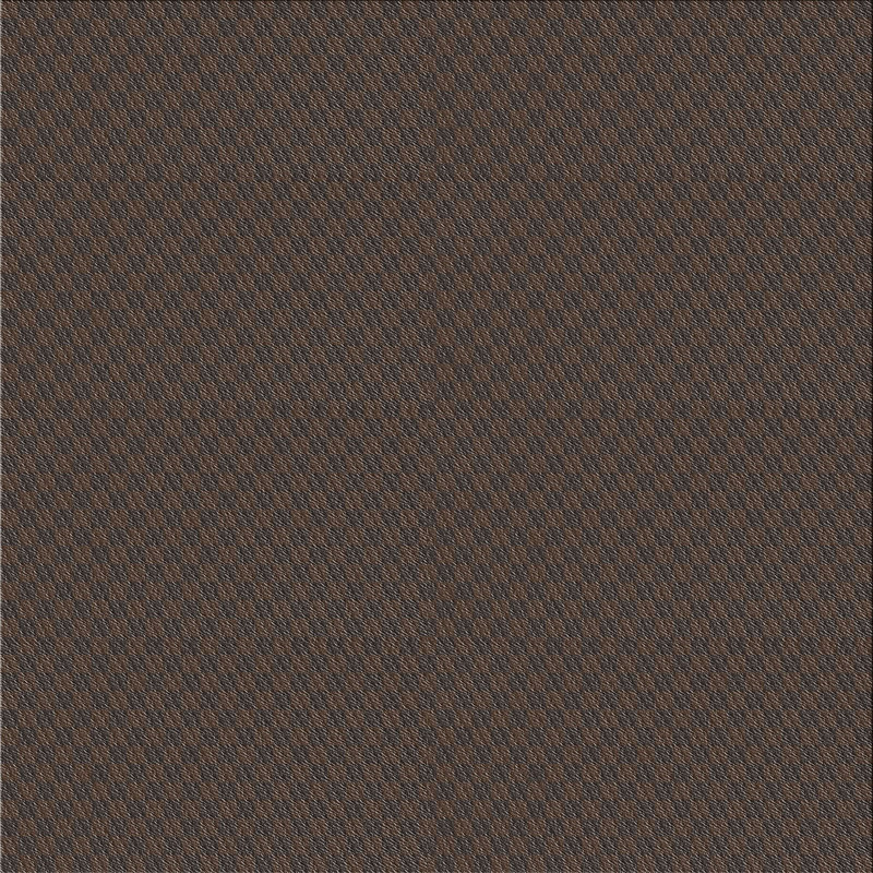Tapis brun foncé à tisser électrique, Carré 6 pi