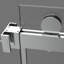 60 po X P 76 po Cabine de douche autoportante double coulissante sans cadre H au fini chrome-122790657