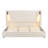 Upholstered Bed Frame with Reading Lamp and USB port-524668702