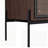 51.2'' Freestanding Display Cashion with 2 Storage Drawers, Glass Doors, 4-Tier Adjustable Shelves, and LED Light for Modern Living Spaces-2053409446