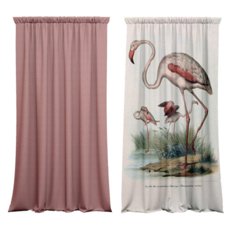 Dhanvi Velvet Blackout Curtain Panel Pair, 148cm x 400cm