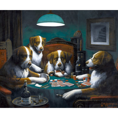 Poker Game By Cassius Marcellus Coolidge