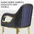 18.6'' H Tufted Velvet Upholstered Armchair