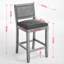 Ensemble de 2 tabourets de bar en rotin avec structure en bois massif-1751724769
