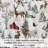 Southshore Fine Linens White Christmas Reversible Comforter Bedding Set, 5-Piece with 1 Comforter, 1 Standard Sham, 1 Euro Sham, 1 Throw Pillow and 1 Pillow Cover, Twin/Twin XL-106632993