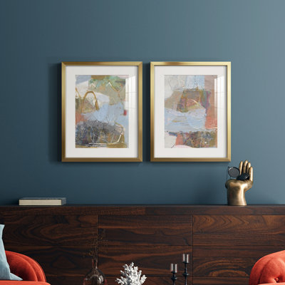 Minim I - 2 Piece Single Picture Frame Painting Set