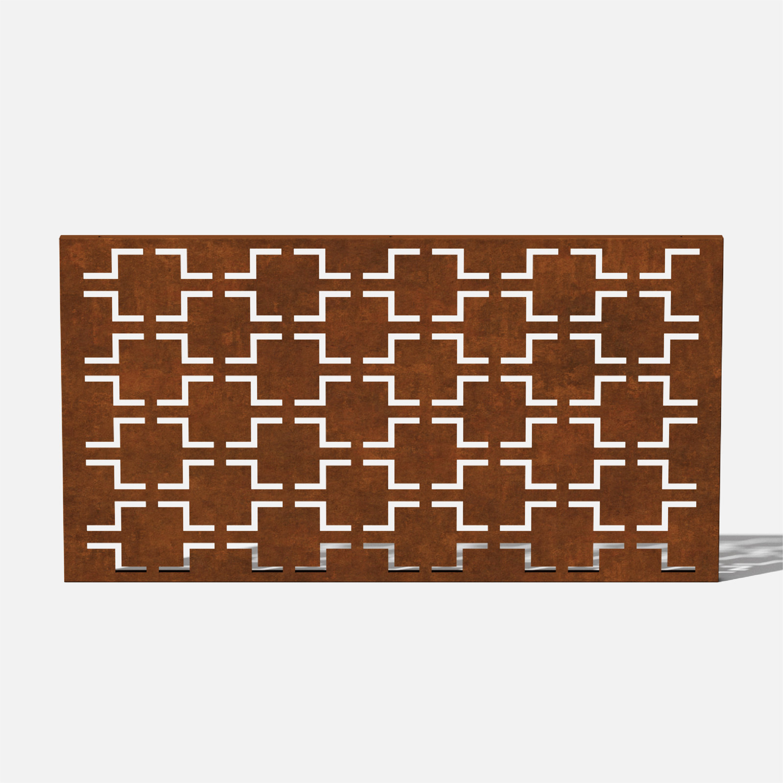 3.75' ft. H x 2 ft. W Screen Series Quadra Metal Fence Panel