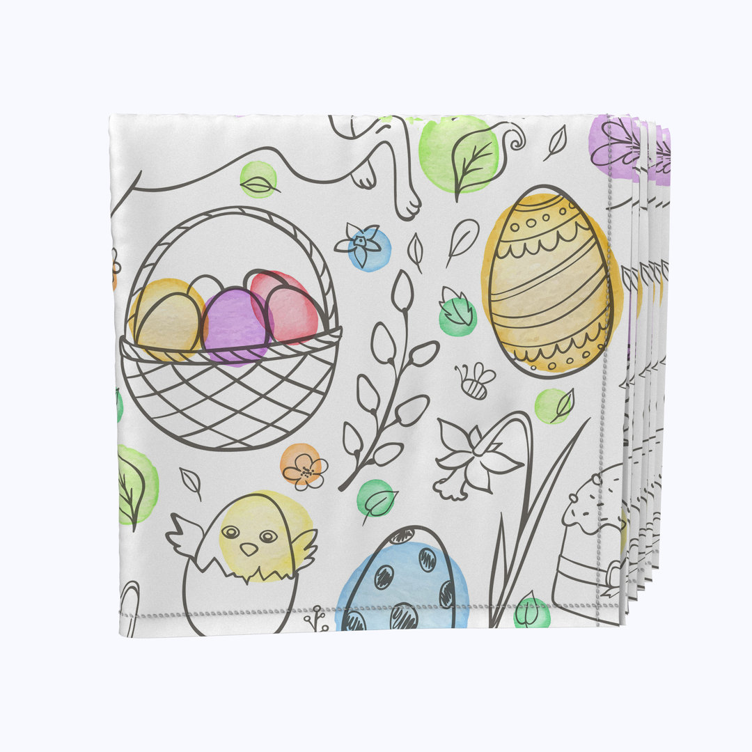 Polyester Animals/Nature Square Napkin (Set of 12) Fabric Textile Products, Inc.