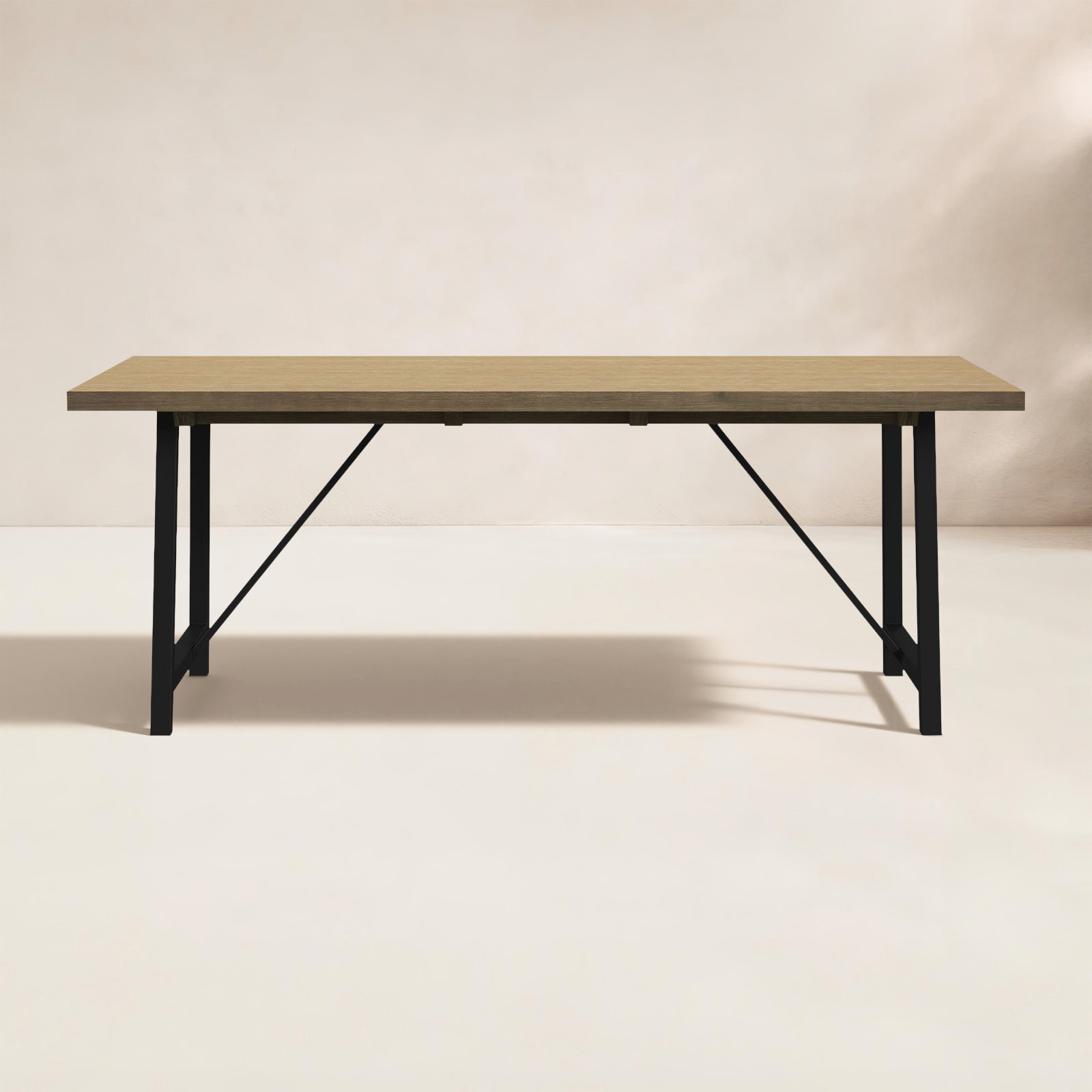 Gladwin 79" Acacia Patio Dining Table