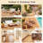 24"x12" 12 Pcs Acacia Interlocking Deck Tiles, Waterproof, Tool-Free