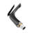 High Matte Black Bathroom Tap, 1 Hole Faucet Made Of Brass For Sink And Washbasin, Rust Coating Single Handle With Finish Washbasin