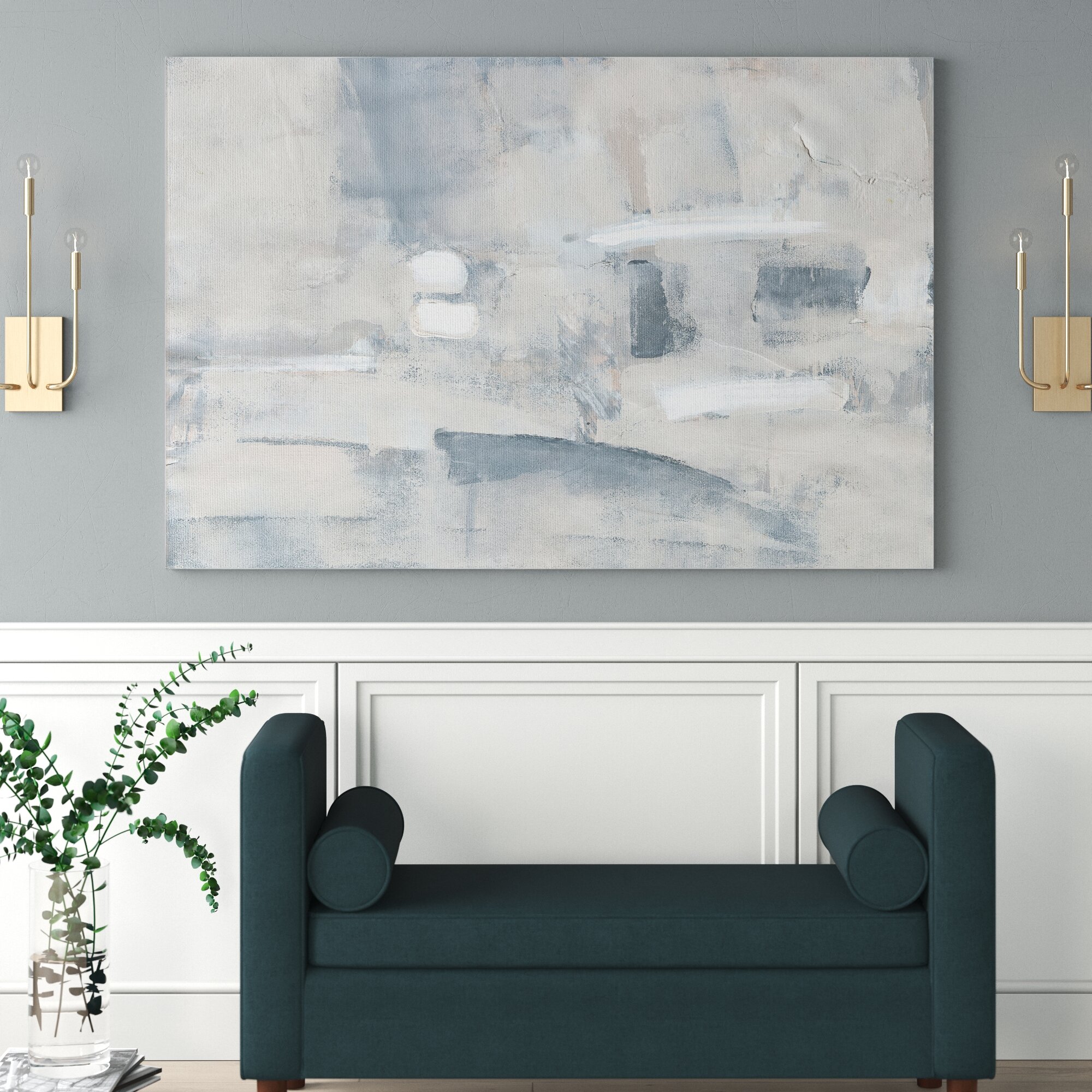 Fogscape II Framed On Canvas Print