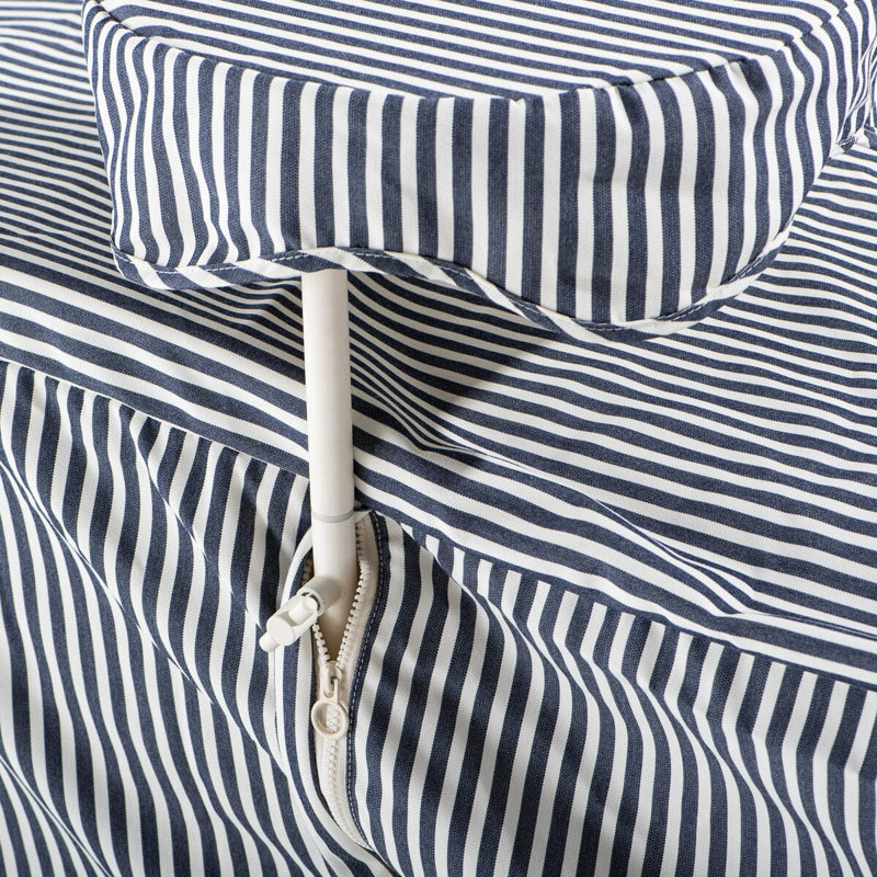 Sun Lounger Cover - Laurens Navy Stripe