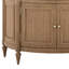 Armoire de salle à manger courbée de style américain