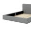 Grand lit tapissier au sol en velours-2121701333