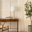 Lampe de table en pierre 28 po Travertine