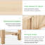 Wood Elevated Planter-235042823