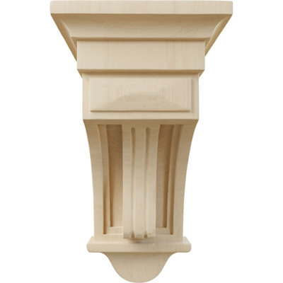 Support en bois / corbeau H 12 po x l 6,5 po x P 6,5 po