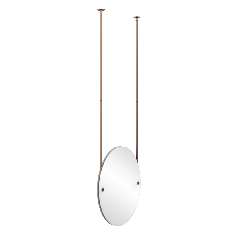 Gober Metal Wall Mirror, Venetian Bronze