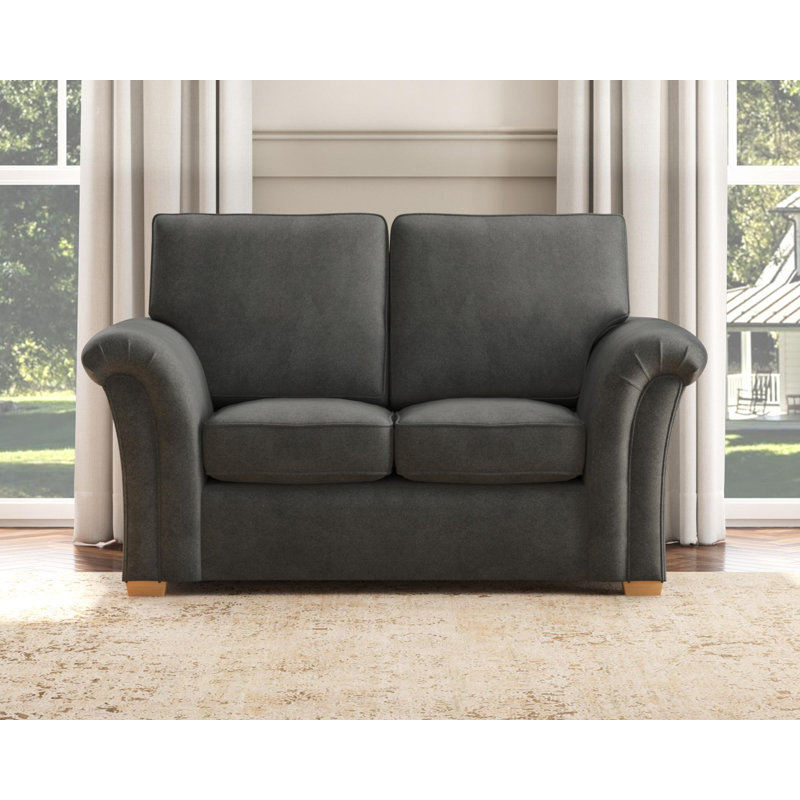 Castleacre Two Seater, Fixed Back, Steel